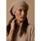 Perfect Cashmere Kaschmir-Mütze "Cloe" in Hellbraun