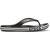 Crocs Unisex's Bayaband Flip Flop,Black/White,45/46 EU