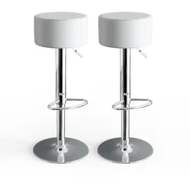 Vicco Barhocker 2er Set 33 x 92 cm Weiß