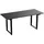 pro.tec Höhenverstellbarer Schreibtisch Kirkkonummi 180x80cm Schwarz pro.tec