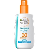 Garnier Sonnenschutz-Spray mit LSF30, Unsichtbare und wasserfeste Sonnenmilch mit kühlendem Effekt, Ambre Solaire Invisible Protect Refresh, 1 x 200 ml