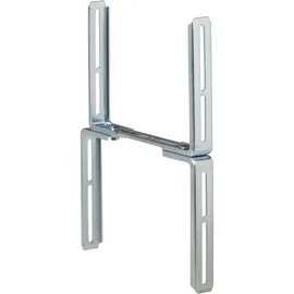 Alba Krapf Blumenkastenhalter H-Form max. 24 cm Breite verzinkt
