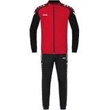 Jako Trainingsanzug Polyester Performance rot/schwarz, 128