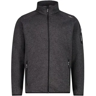 CMP - Knit-Tech-Fleecejacke für Herren, Schwarzer Gletscher, 50