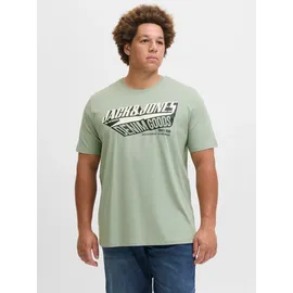 Jack & Jones PlusSize JACK & JONES Jjelogo Tee Ss Oneck 2 Col Aw25 Noos Pls - Plus Size