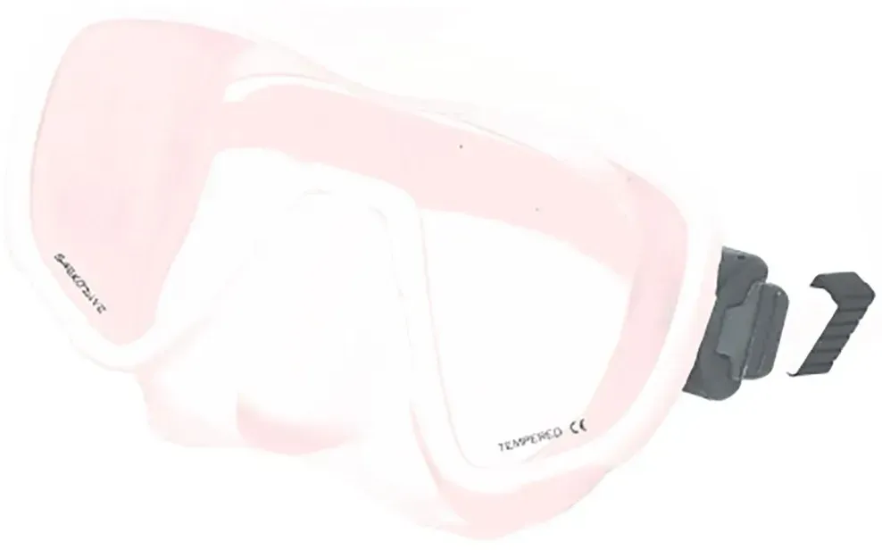 Saeko Frameless 107 Silicone Freitauchmaske - White - One Size
