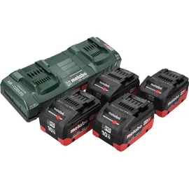 Metabo 18 V Basis Set Akku 4x 10,0 Ah