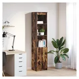 vidaXL Highboard Räuchereiche 37,5x35x180 cm Holzwerkstoff