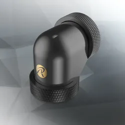 RAIJINTEK PELIAS, Anpassung, Messing, Schwarz, 1/4", 23 mm, 23 mm