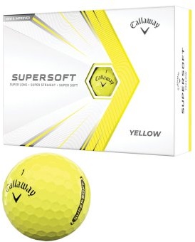Callaway Supersoft Golfball 12er gelb