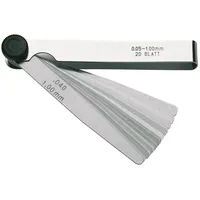 Helios-Preisser Helios Preisser Fühlerlehre 20 Blatt 0,05-1,00 mm 100 mm