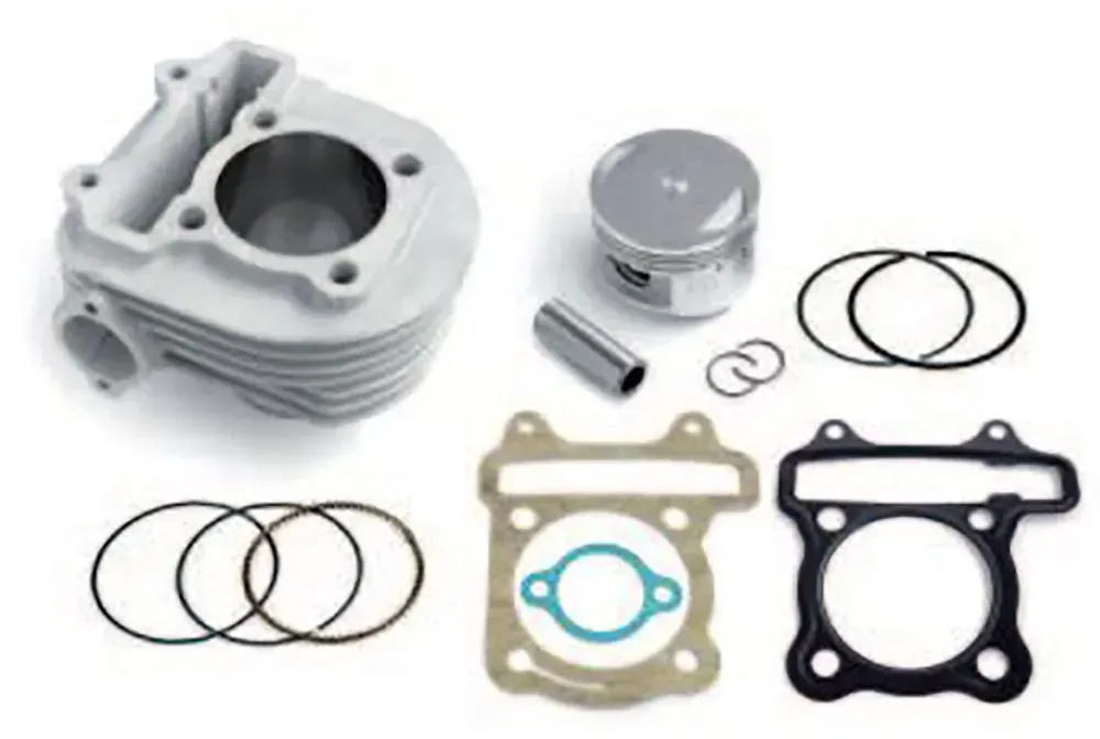Airsal Kymco Agility R16 4t 125cc Big Bore 57.4 Mm Zylinderkit - Silver - One Size