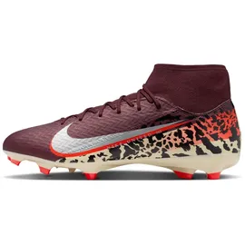 Nike Mercurial Superfly 10 Academy Herren Burgundy Crush/Metallic Silver 39