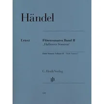 G. Henle Verlag Flötensonaten, Band II [Hallenser Sonaten], drei Händel zugeschriebene Sonaten (mit eingelegter Flöte/Basso-Stimme (2 Exemplare)): Besetzung: Flöte und Klavier (G. Henle Urtext-Ausgabe)