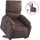 vidaXL Relaxsessel mit Aufstehhilfe Kunstleder 50 x 99 x 50 cm Braun