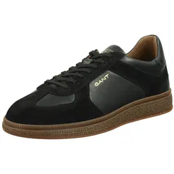 GANT Herren Sneaker - CUZMO, Schnürschuh, Turnschuh, Low, Echtleder Schwarz EUR 42