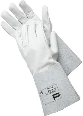 Schweißerhandschuh WIG 215541, Kat. II, weiß, Größe 10 - weiß - 10