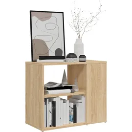 vidaXL Beistelltisch Braun Eiche 60 x 30 x 50 cm