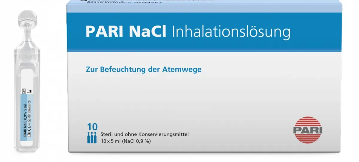 PARI NaCl 0,9% Inhalationslösung 10x 5ml