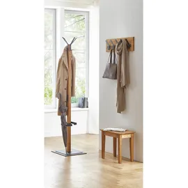 Haku-Möbel Wandgarderobe 54336 Eiche Schwarz