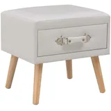 vidaXL Nachtschrank 40 x 35 x 40 cm Weiß