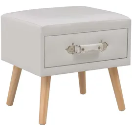 vidaXL Nachtschrank 40 x 35 x 40 cm Weiß