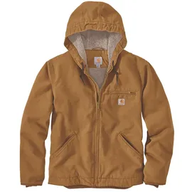 CARHARTT Sherpa Lined Jacke Brown L
