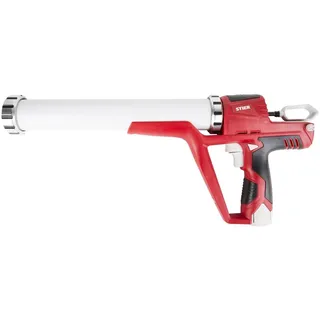 Stier Akku-Kartuschenpistole Basic+ 3800N, inklusive 2 x Akku 12 V / 1,5 Ah + Ladegerät + 400 ml Rohr