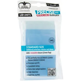 Ultimate Guard Precise-Fit Sleeves Resealable Clear