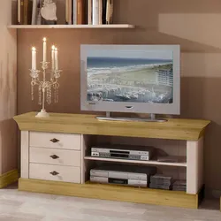 TV-Unterschrank aus Kiefer teilmassiv Landhausstil
