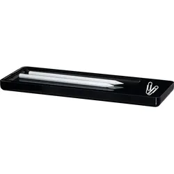 Stiftschale HAN i-Line schwarz hochglänzend, 280x95x18 mm