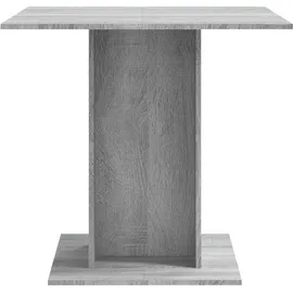 vidaXL Esstisch Grau Sonoma 80x80x75 cm Holzwerkstoff