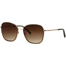 Marc O'Polo Sonnenbrille MARC O'POLO "Modell 508000", Damen, gold, grün, leicht glänzend, metallic, Sonnenbrillen Sonnenbrille, Form Butterfly, Logoschriftzug auf Bügel, Kombifassung