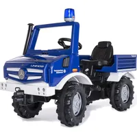 Rolly Toys Unimog THW Tretauto ab 3 Jahren (Auto zum selber fahren) 038305 - Blau