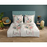 Muller Textil Videl Blumen Beige 135 x 200 cm + 2 x 80 x 80 cm