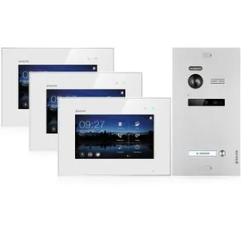 Balter Video-Türsprechanlage Evo Silver Bus Set 1WE inkl. 3 Monitoren