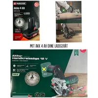 Parkside Akku-Handkreissäge PHKSA 12 B3 12 V ohne Akku/Ladegerät im Koffer