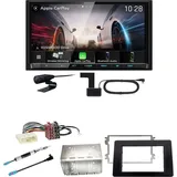 Kenwood DMX8021DABS Android Auto CarPlay Einbauset für Renault Master 3 ab 2019