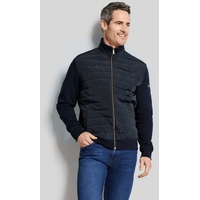 BUGATTI Sweatjacke mit Label-Details, Marine, S