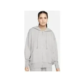 Nike Sportswear Phoenix Fleece Oversized Kapuzenjacke Damen 063 dk grey heather/sail L