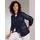 MAINPOL Lederblazer MAINPOL "Lammnappa-Lederblazer", Damen, Gr. 40, marine, 100% Lammnappaleder, Blazer