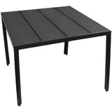 Expo-Börse Kynast Gartentisch Aluminium 90 x 90 cm Nonwood anthrazit/schwarz