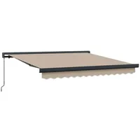 VidaXL Manuelle einziehbare Markise Beige 300x250 cm