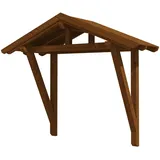 SKANHOLZ Vordach Stralsund 2 289 x 116 cm nussbaum