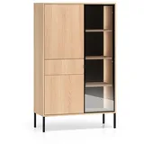 petits-meubles Geschirrschrank 3-türig Mit 1 Schublade 0 x 0 x 0 Schwarz
