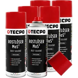 6x TECPO Rostlöser MoS2 Rostschutz Kriechöl... (7,91 € pro 1 l)