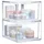 SURFOU Make-up-Organizer 20 x 15,3 x 11,3 cm 2-tlg. transparent