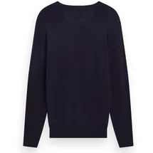 Scotch & Soda Strickpullover mit Logo-Stitching Modell Core Viskose Pullover