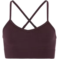 Craft Collective Rib Strap Sports Bra Women dk plum