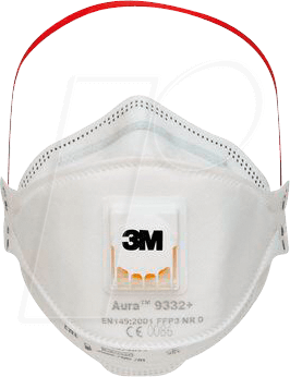 3M ASM 9332 - Atemschutzmaske, mit Ventil, FFP3